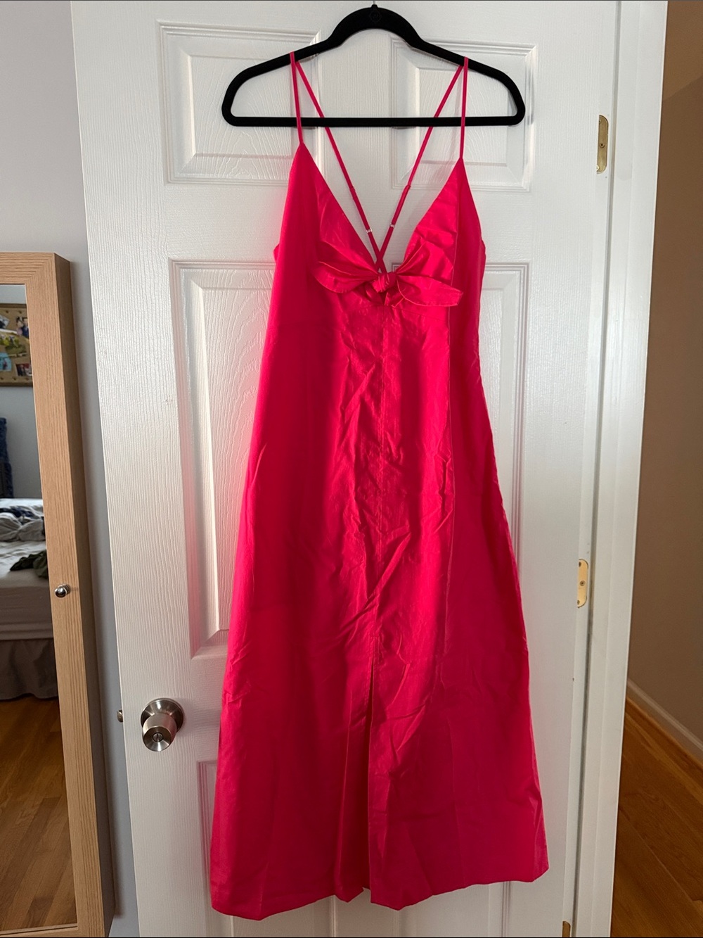 Banana Republic Fuchsia Satin Dress